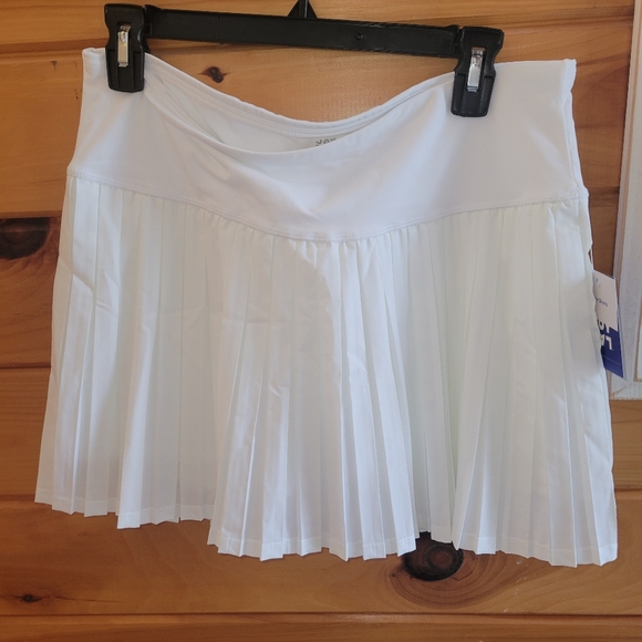 💰⏳️Joy Lab NWT Pleated White Skort With Pockets Size Large - Picture 2 of 10